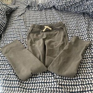 Old Navy Gray Drawstring Denim Jeans Pants Size 10-12 Straight Leg